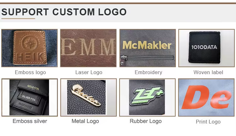 logo technology of leather goods