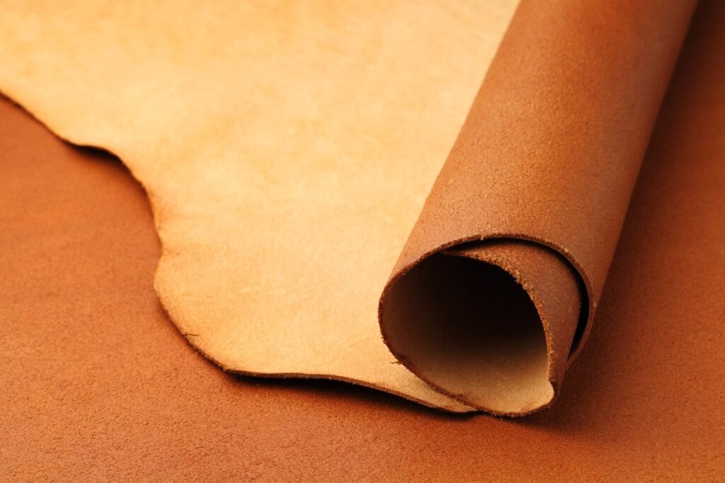 Brown leather