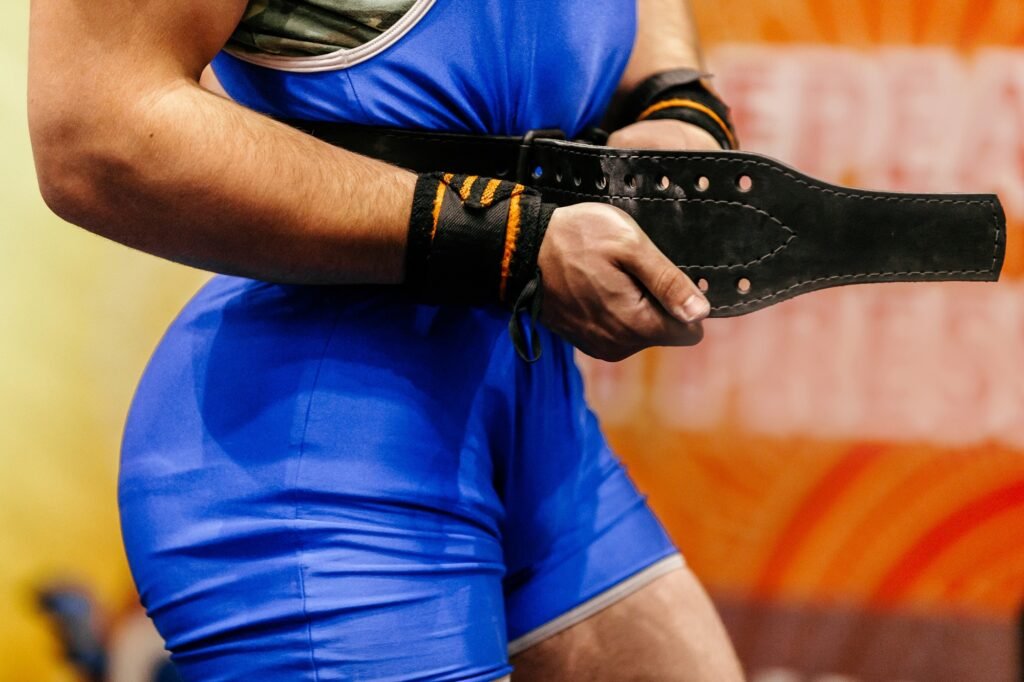 athlete powerlifter belt for lifting