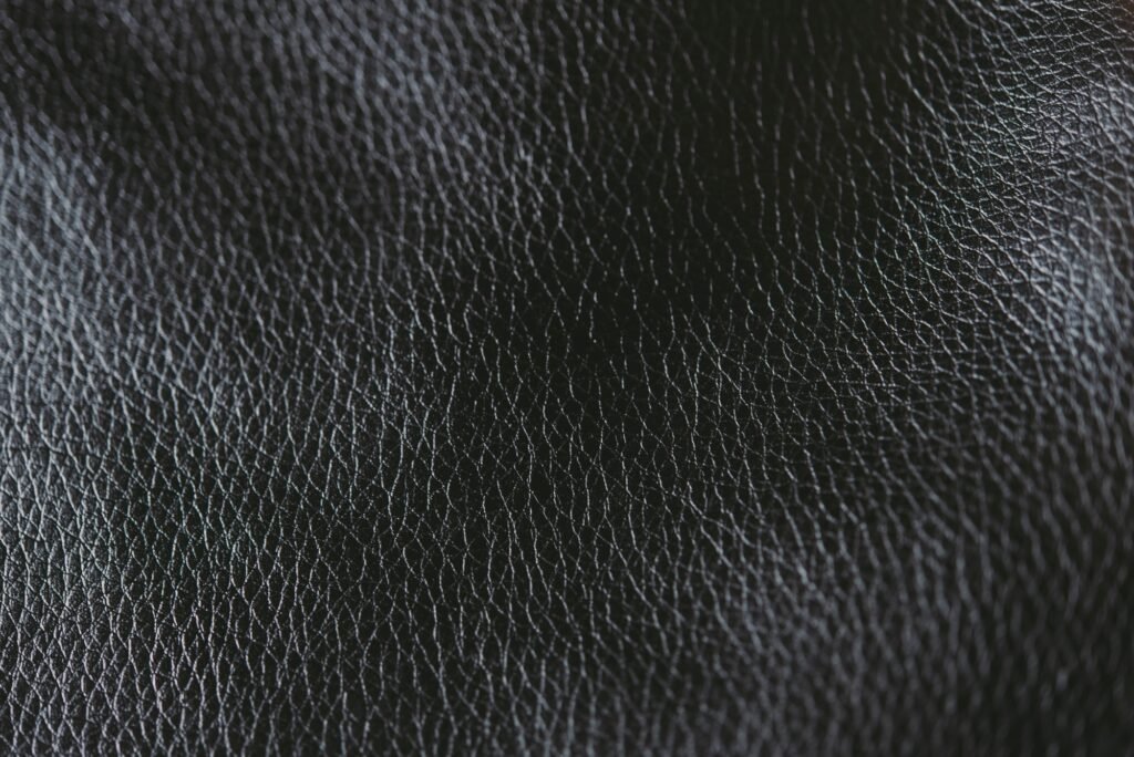 Black leather