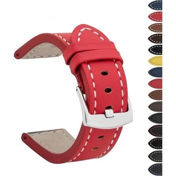 24mm leather watch band