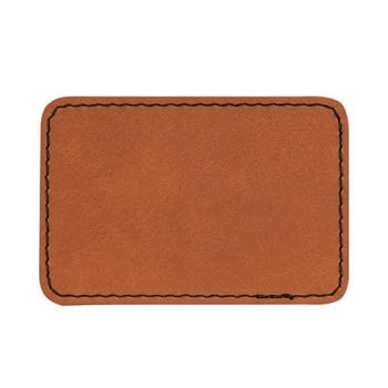 Blank Leatherette Hat Patch