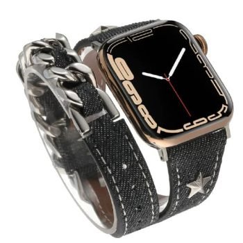 Double circle leather rivet strap