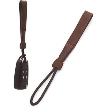 Leather Car Key Fob Keychain