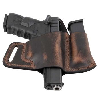 Leather Mag Pouch Combo
