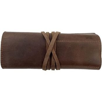 Leather Pencil Roll Pouch 2