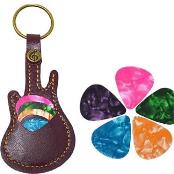 Portable Guitar Pick Keychain 2