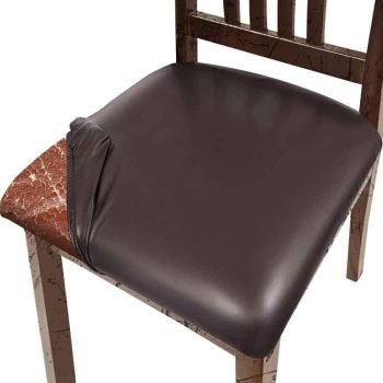 Pu Leather Dining Chair Seat Cover
