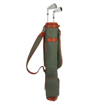 canvas leather golf bag