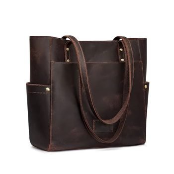 cowhide tote bag