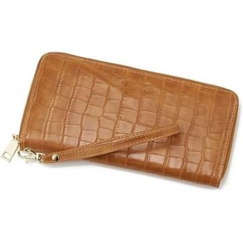 crocodile leather wallet