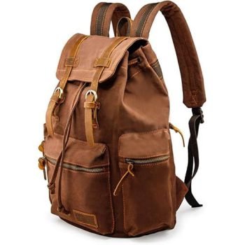 faux leather backpack