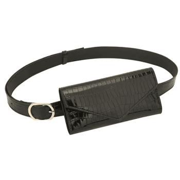 faux leather belt bag