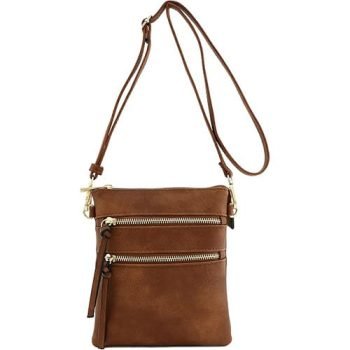 faux leather crossbody bag
