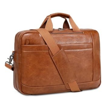 faux leather messenger bag