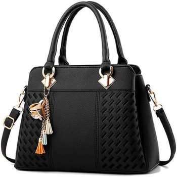 faux leather satchel bag