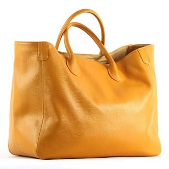faux leather tote bag