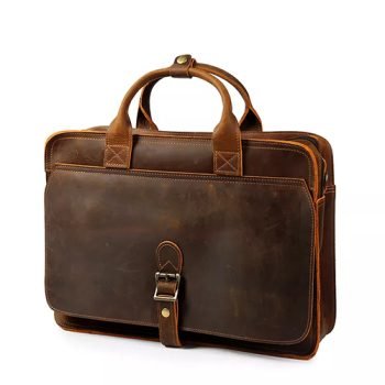 full grain briefcase