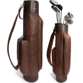 full grain leather Golf Bag