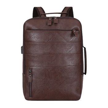 full grain leather backpack