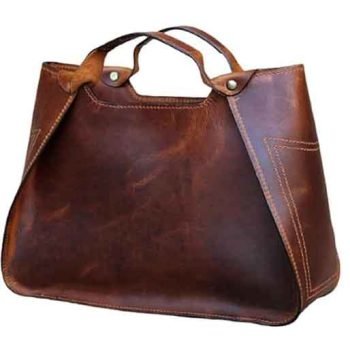 full grain leather bag