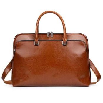 genuine leather briefcase