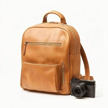 genuine leather camera bag