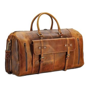 genuine leather duffel bags