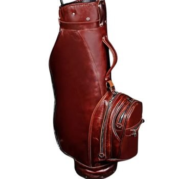 genuine leather golf bag