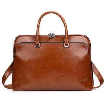 genuine leather messenger bag