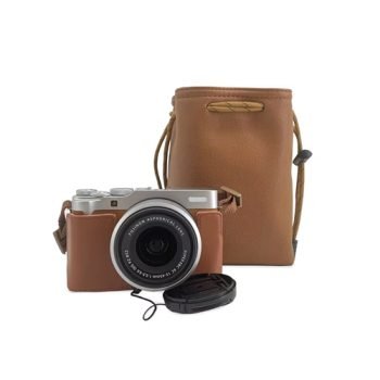 leather camera pouch