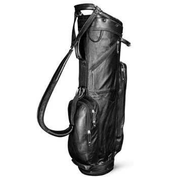 leather carry golf bag