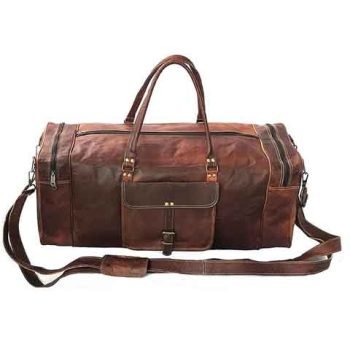 leather carry on bag