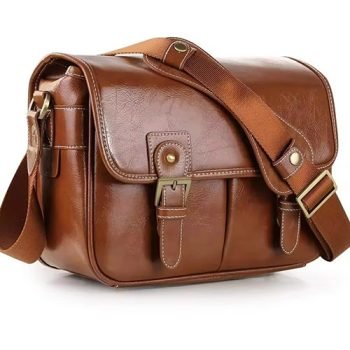 leather crossbody camera bag