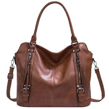 leather crossbody tote