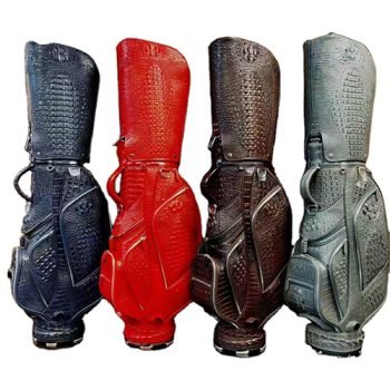 leather golf club bag
