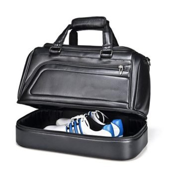 leather golf shoe bag
