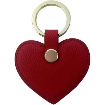 leather heart keychain 2