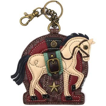 leather horse keychain 2