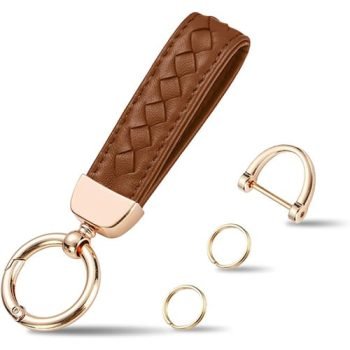 leather keychain