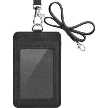 leather lanyard card holder 2