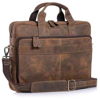 leather laptop bag