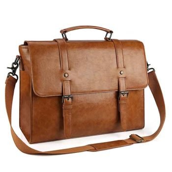 leather laptop messenger bag