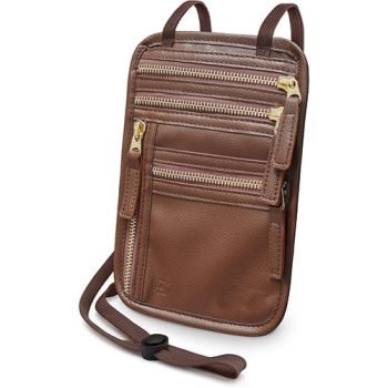 leather passport pouch
