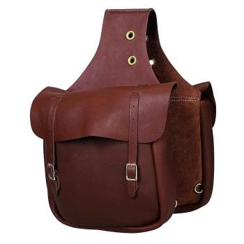 leather saddle bag
