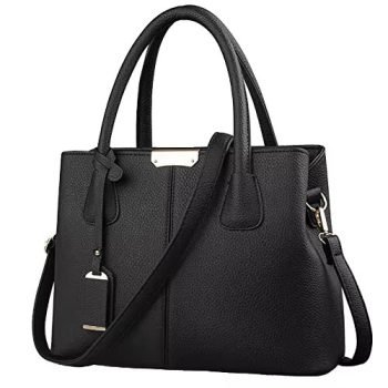 leather shoulder tote bag