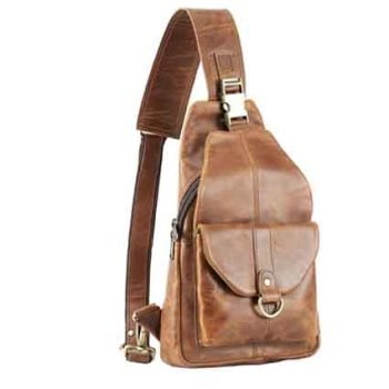 leather sling bag