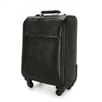 leather suitcase