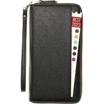 leather travel document holder