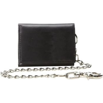 leather wallet with chain